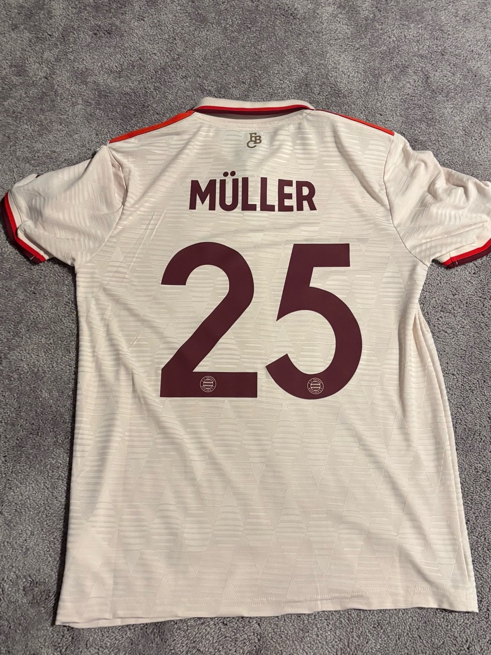 Adidas Bayern Munich Third 24/25 Sz M Muller Heatrdy Authentic Jersey Soccer